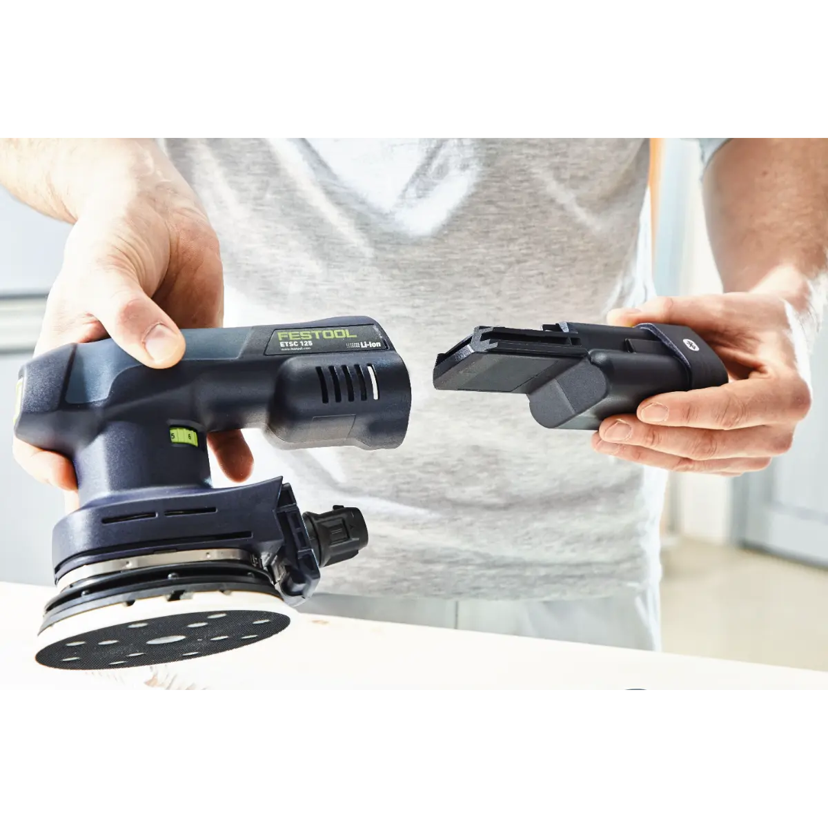 Festool Akku-Exzenterschleifer ETSC 125 3,0 I-Plus