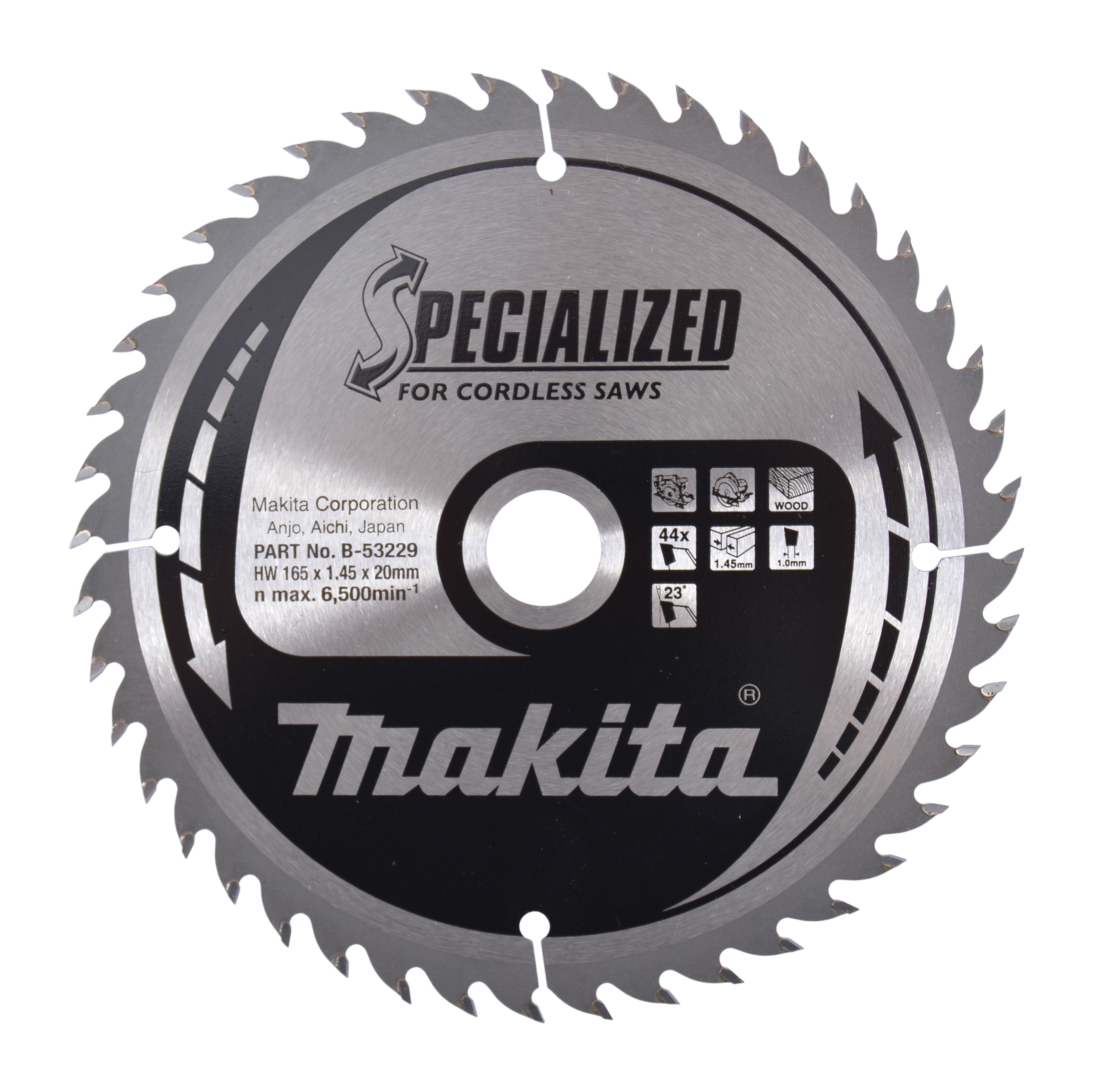 Makita SPECIALIZED Sägeb.165x20x44Z - B-53229