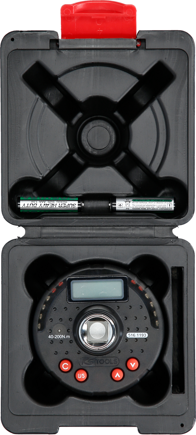 KS Tools 1/2" Digitaler Drehmomentadapter mit Winkelmesser