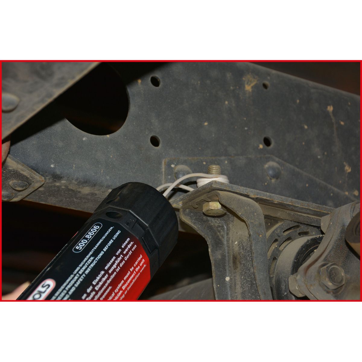 KS Tools Induktions-Heizpistolen-Satz mit Schnellverriegelung, 6-tlg