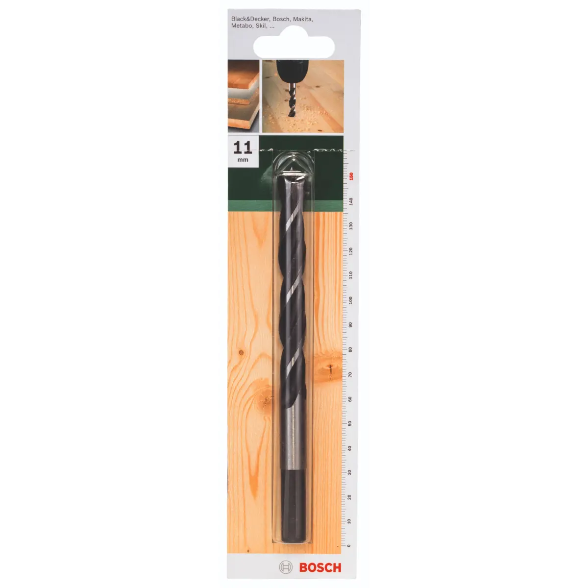 Bosch Holzspiralbohrer D= 11,0 mm, L= 150 mm