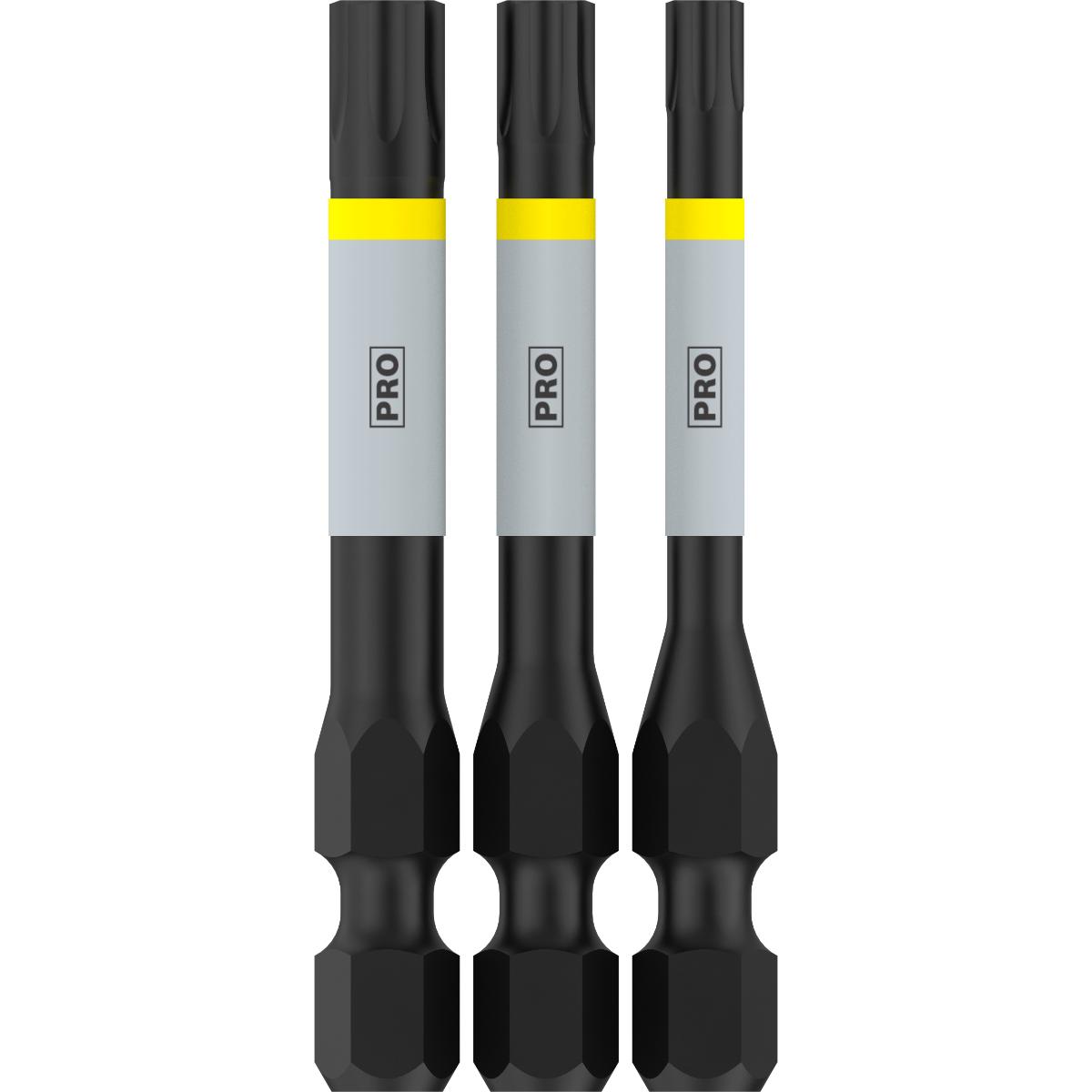 Bosch PRO Torx Impact Bit,T25,T30,T40,55 mm, 3-teiliges Set
