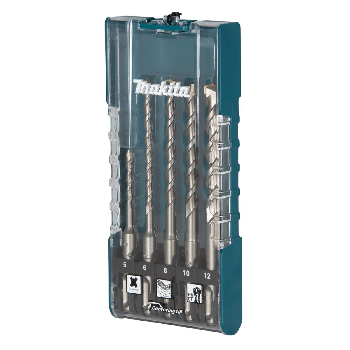 Makita Betonbohrer-Set SDS-PLUS Centering tip 5-teilig - SDS-PLUS - Zweischneider - Zentrierspitze