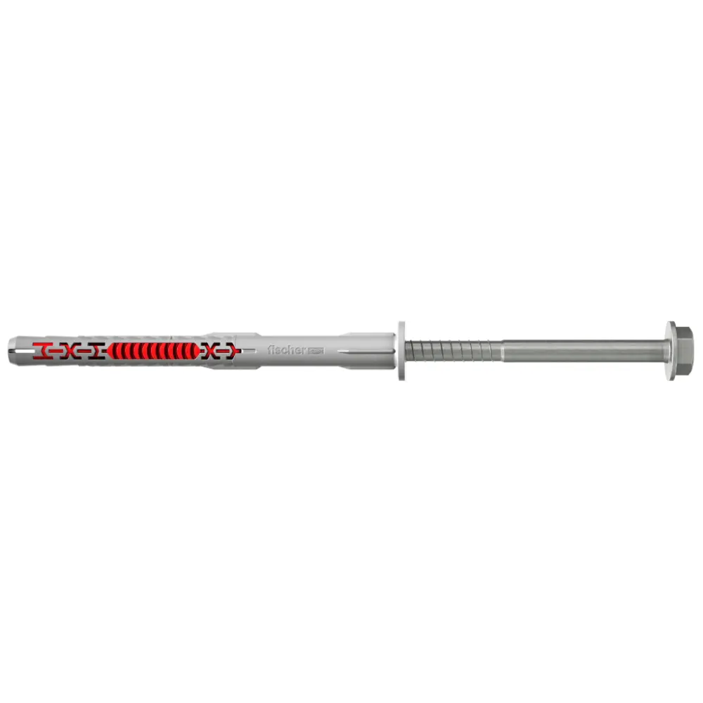 Fischer Langschaftdübel DuoXpand 10x140 FUS R mit Sechskantschraube und U-Scheibe, rostfrei