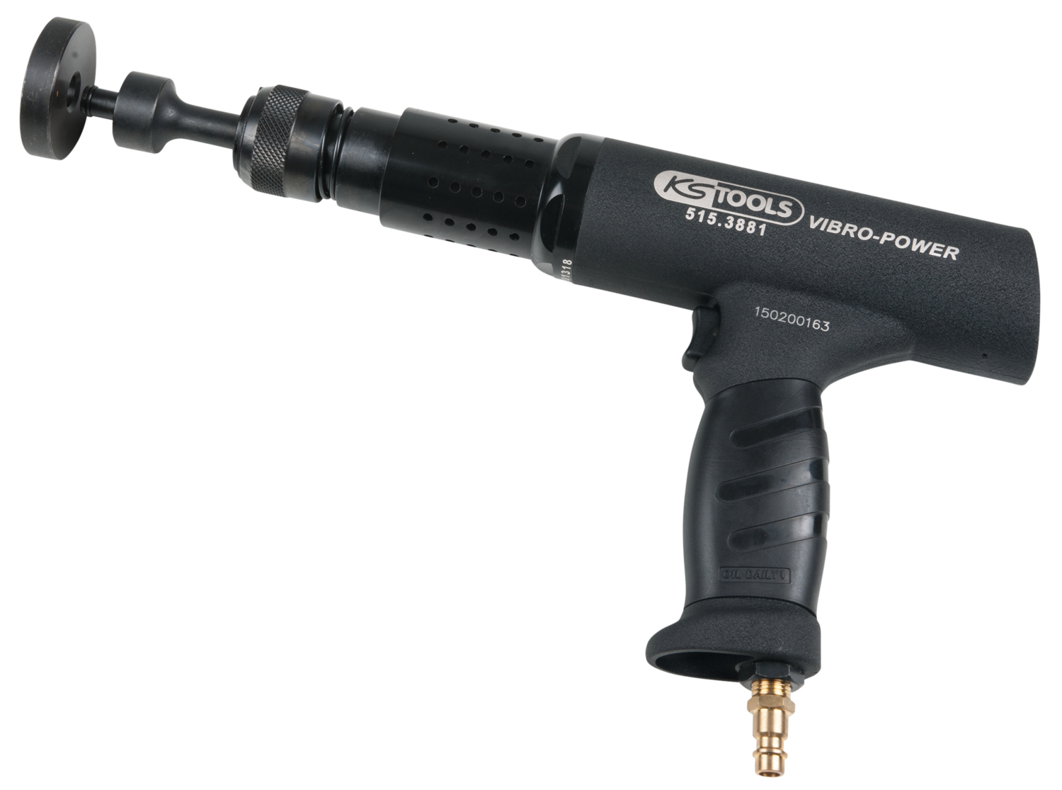 KS Tools Vibro-Impact Druckluft-Meißelhammer-Satz, 6-tlg