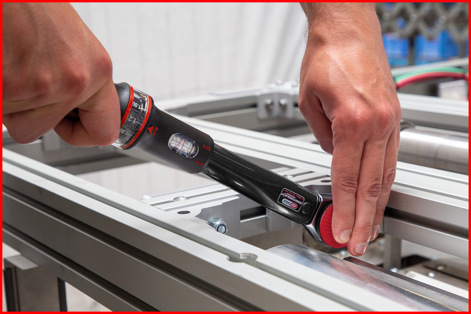 KS Tools ERGOTORQUE®precision Ratschen-Drehmomentschlüssel Drehknopf