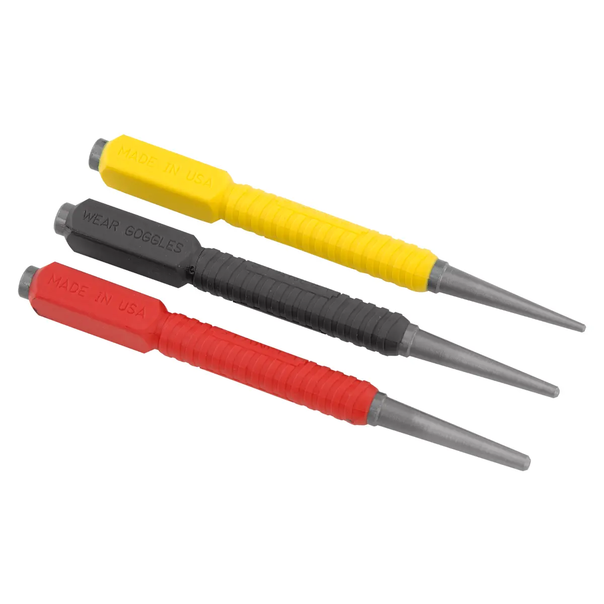 STANLEY Nageltreiber Set DynaGrip Set 0,8-1,6-2,4 mm