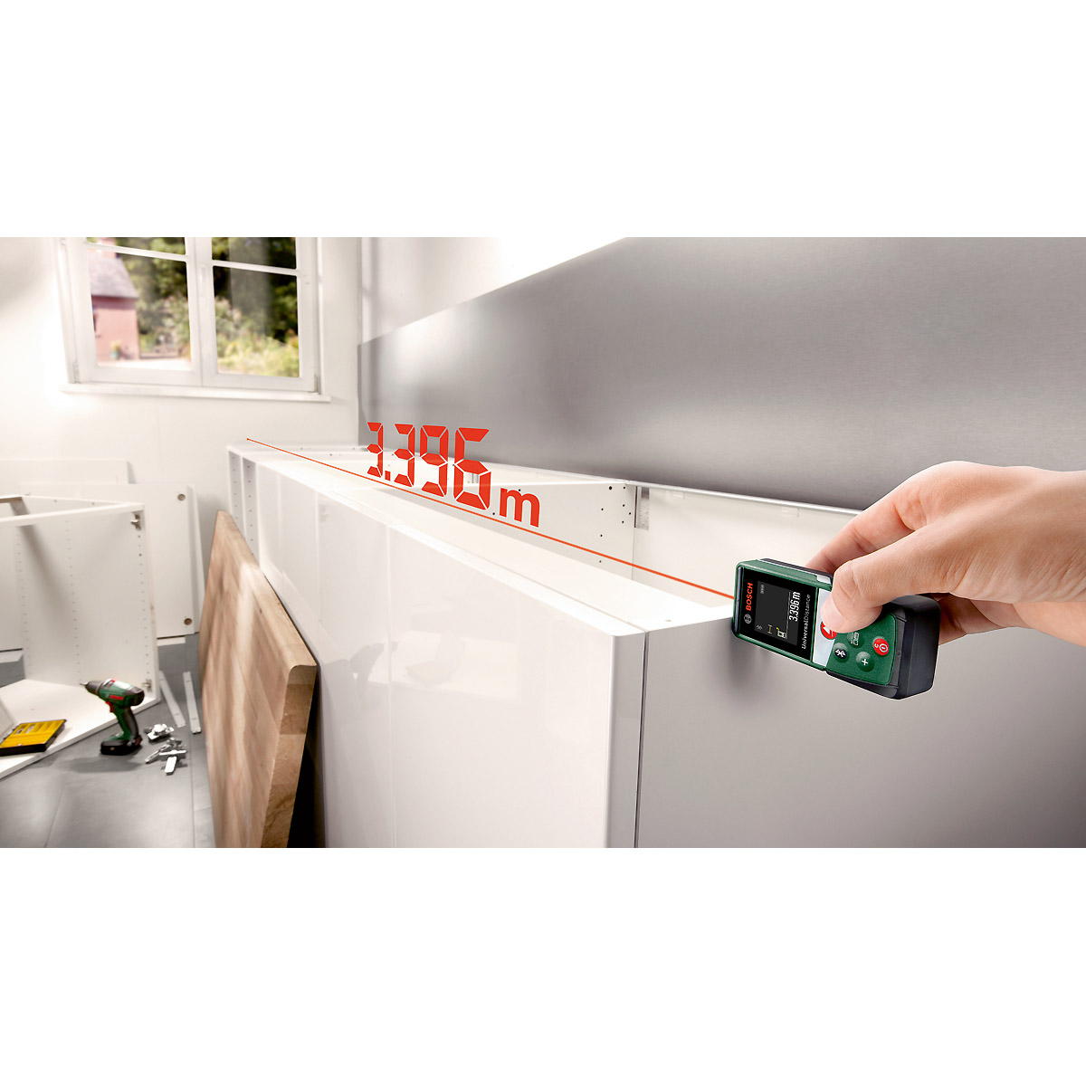 Bosch Digitaler Laser-Entfernungsmesser UniversalDistance ECO- Lieferkarton