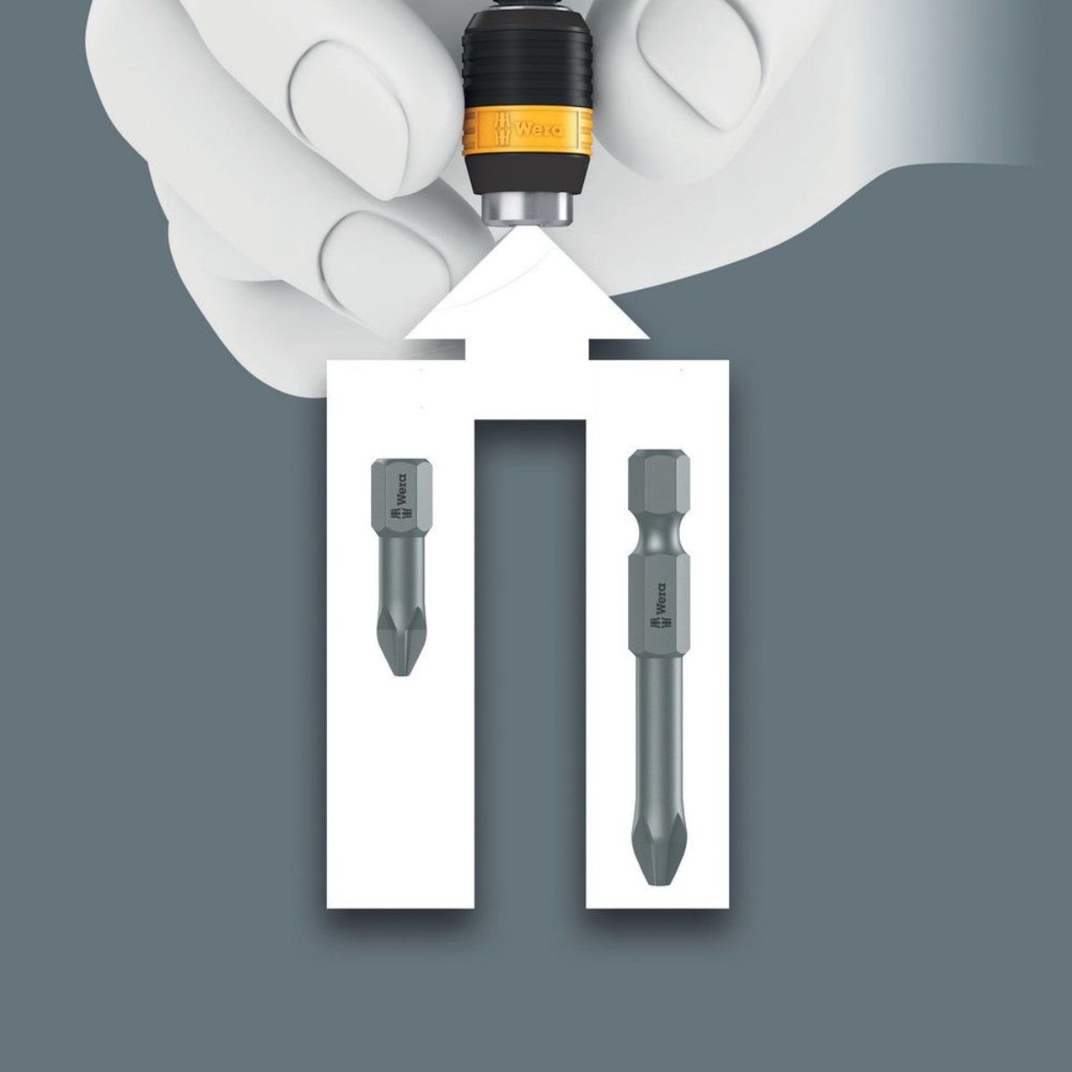 Wera 813 R Bits-Handhalter ESD, unmagnetisch