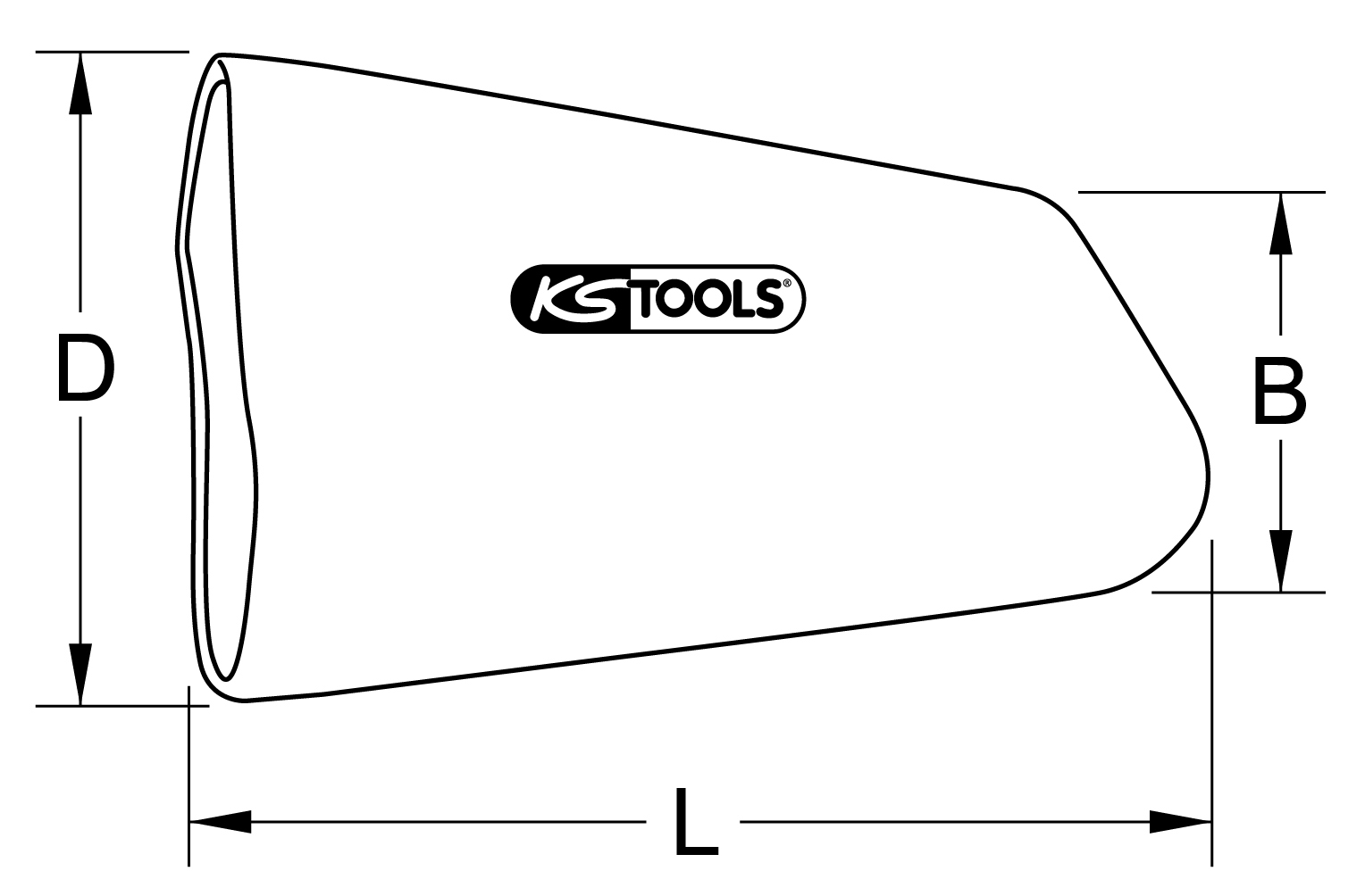 KS Tools Aufstecktülle mit Schutzisolierung