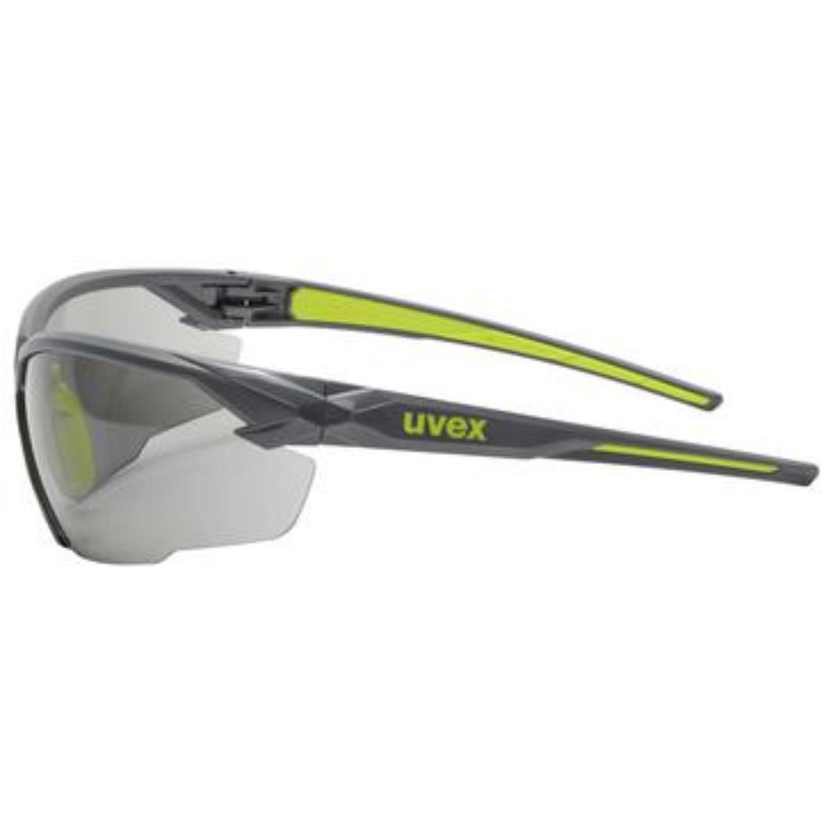 uvex Bügelbrille suxxeed 23% grau, gelb, anthrazit, lime