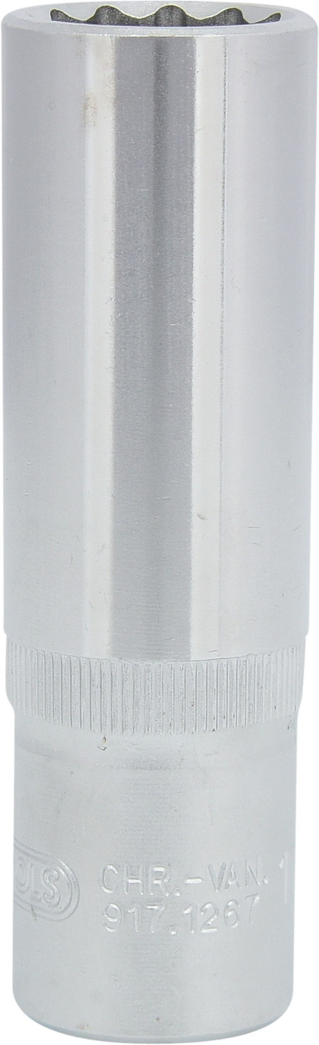 KS TOOLS 1/2" 12-kant-Stecknuss, lang