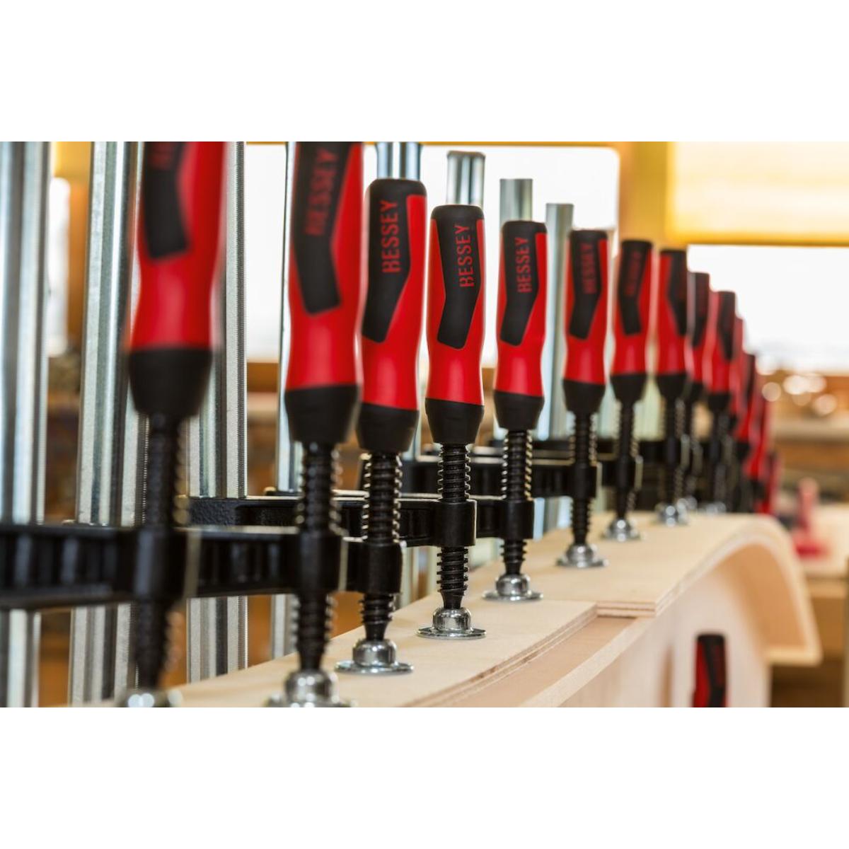 Bessey Temperguss-Schraubknecht TGK mit 2-Komponenten-Kunststoffgriff