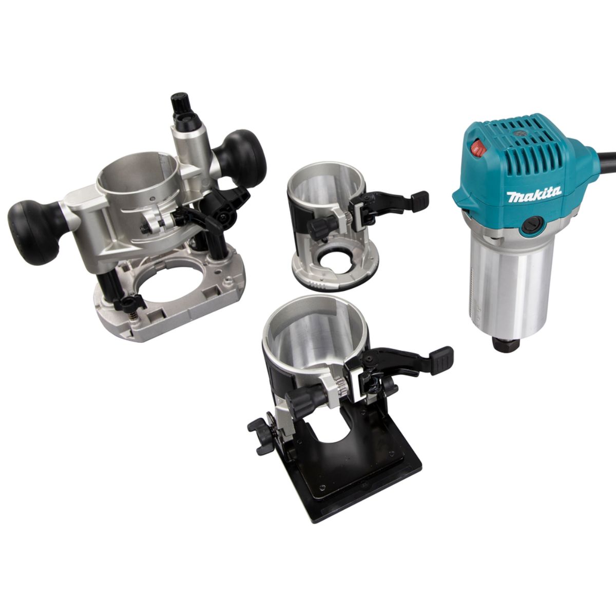 Makita Multifunktionsfräse 710 W inkl. Fräsmodule im MAKPAC RT0702CX2J
