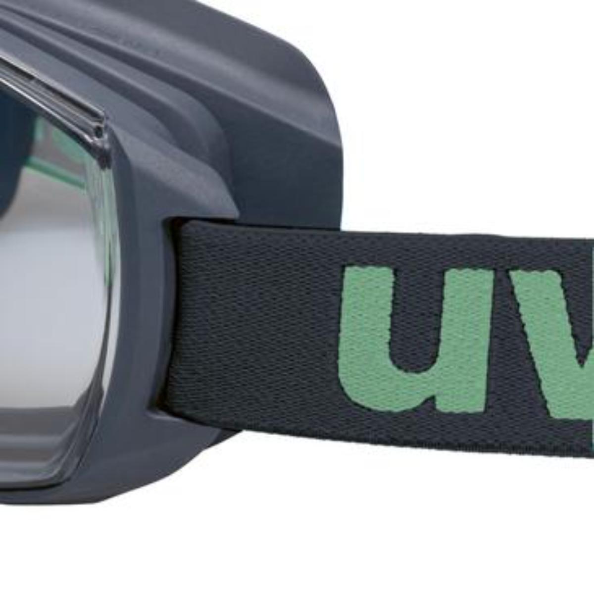 uvex Vollsichtbrille megasonic planet grau, grün, anthrazit, jade