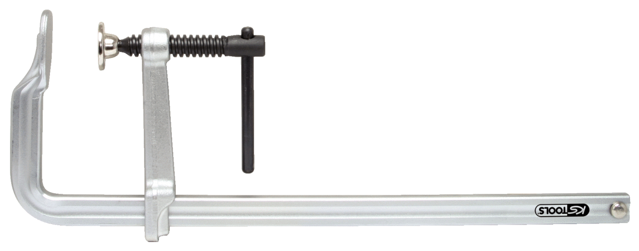 KS Tools Ganzstahl-Schraubzwinge mit Knebel