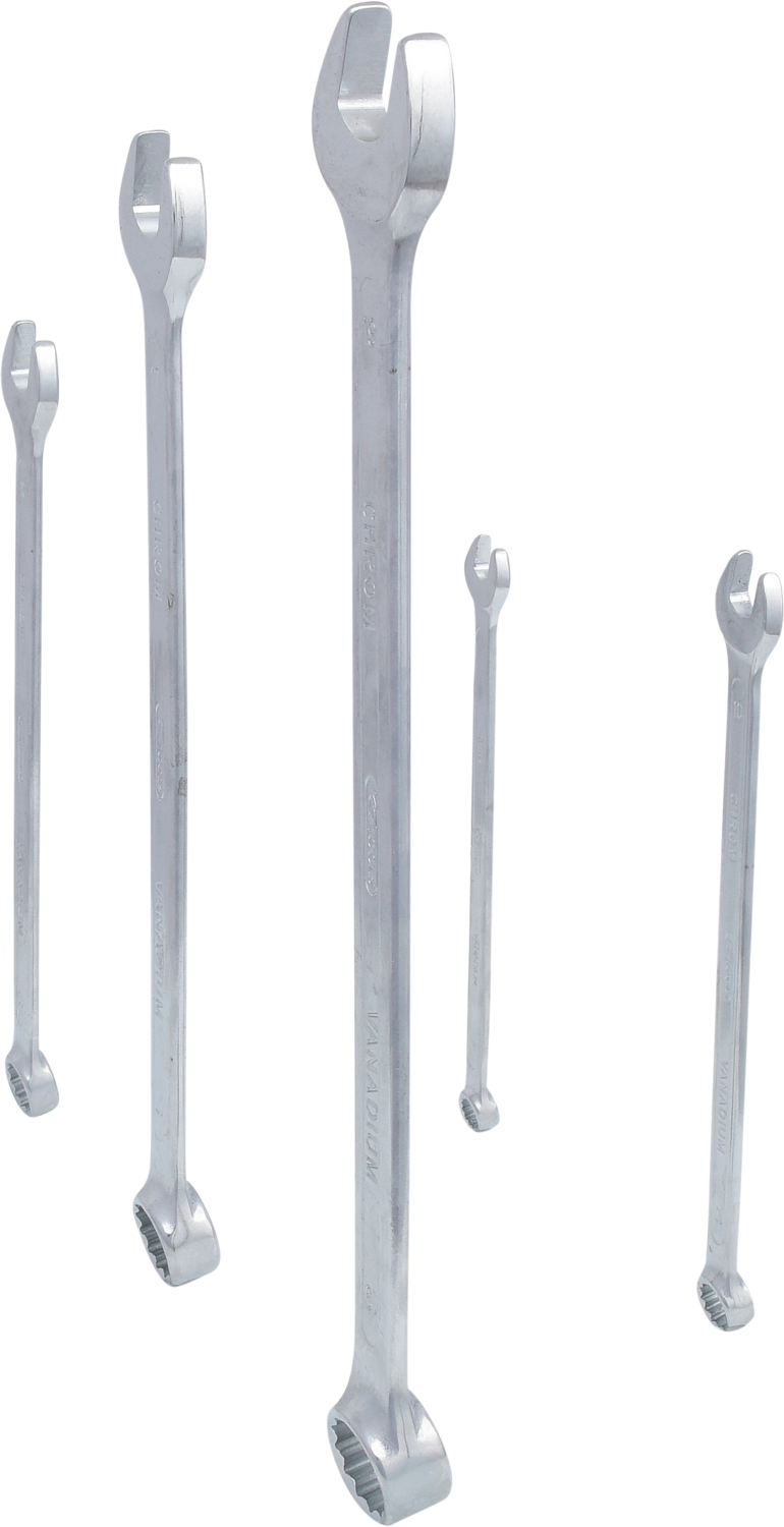 KS Tools Ringmaulschlüssel-Satz, extra lang, 5-tlg 8-19mm