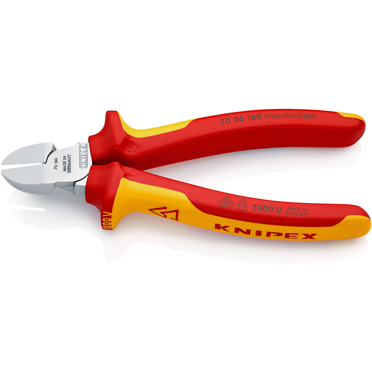 KNIPEX Seitenschneider isoliert, VDE-geprüft