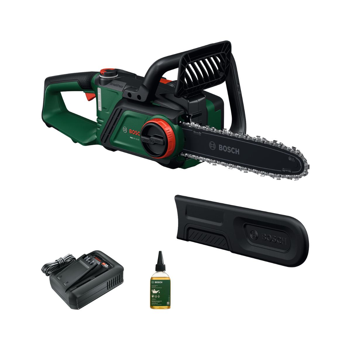 Bosch Akku-Kettensäge PKE18V-30-28, 1x Akku PBA 18V 4.0Ah