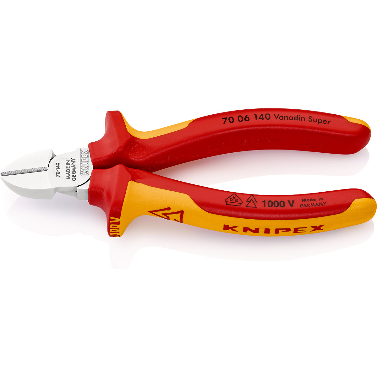 KNIPEX Seitenschneider isoliert, VDE-geprüft