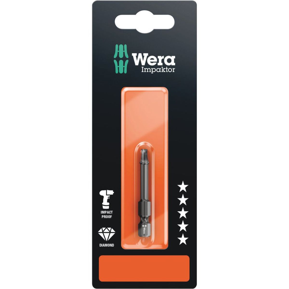 Wera 868/4 IMP DC SB Impaktor Innenvierkant Bits
