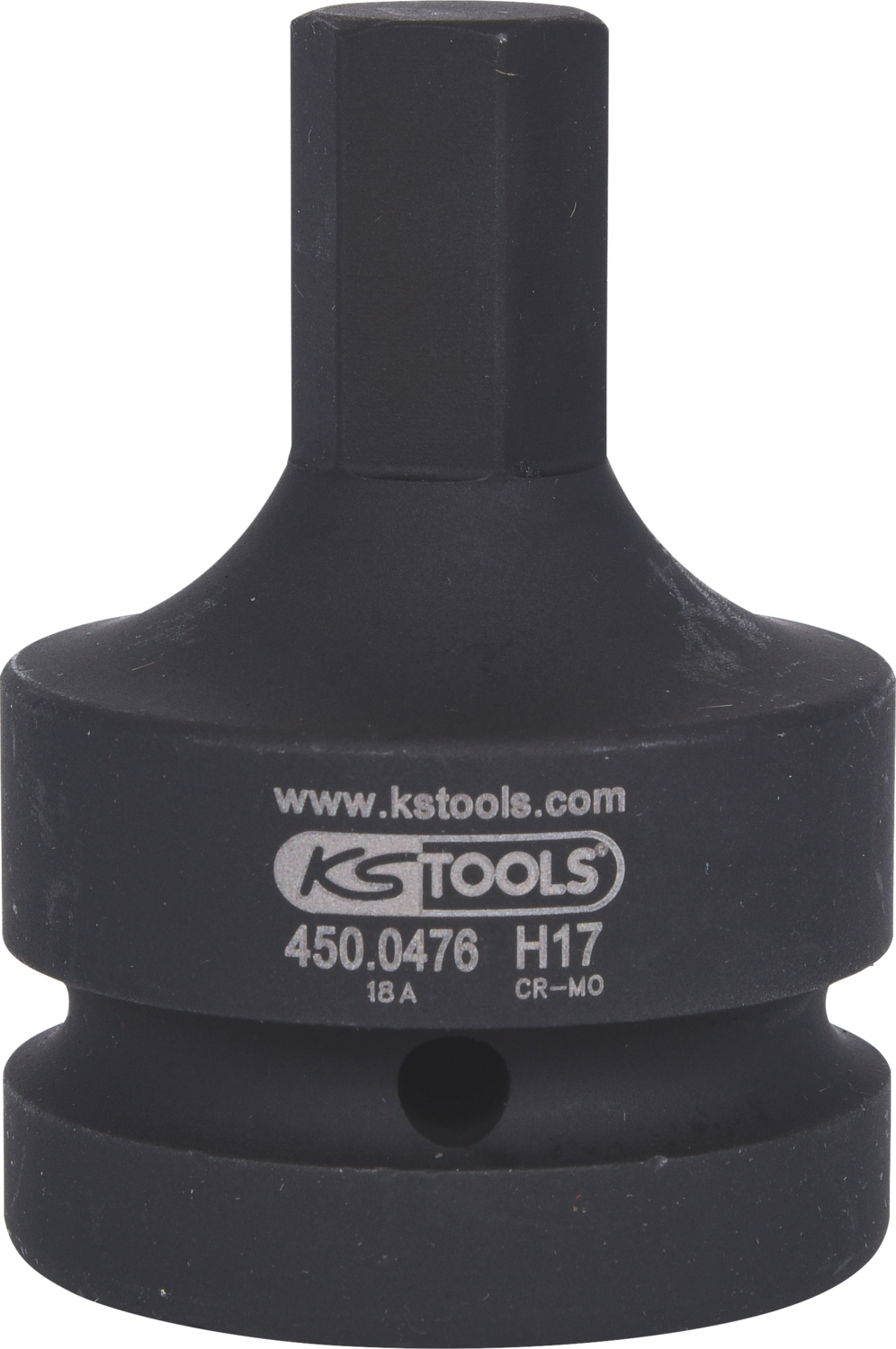 KS Tools 1" Kraft-Bit-Stecknuss Innensechskant, kurz