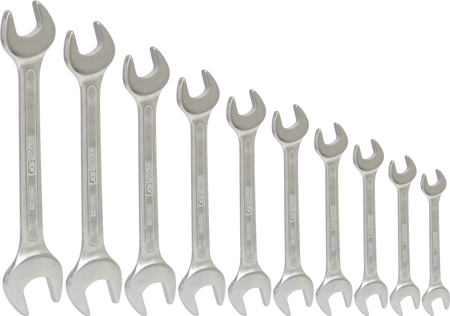 KS Tools Doppel-Maulschlüssel-Satz, 10-tlg 8-32mm