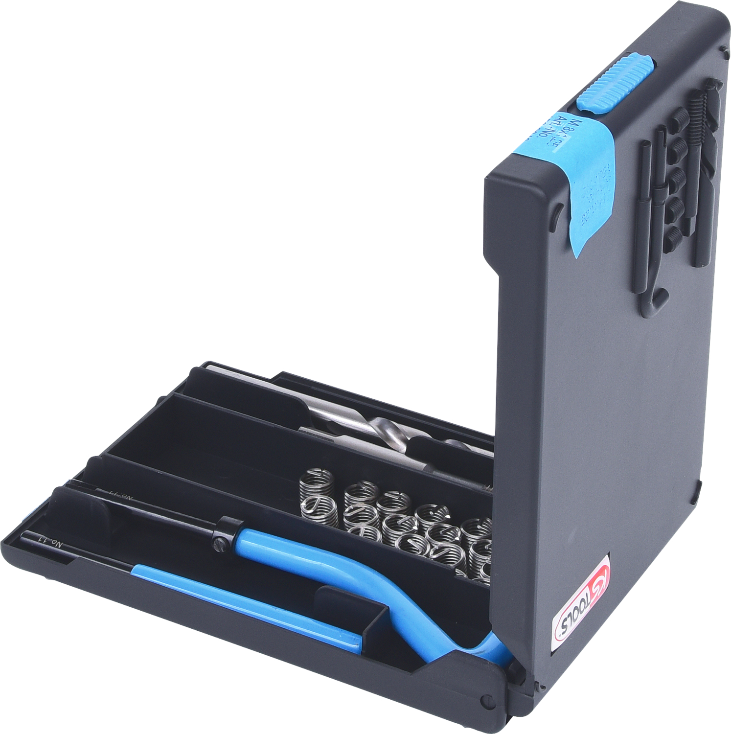 KS Tools Nirostahl Gewinde-Reparatur-Satz M8x1,25x10,8mm, 24-tlg