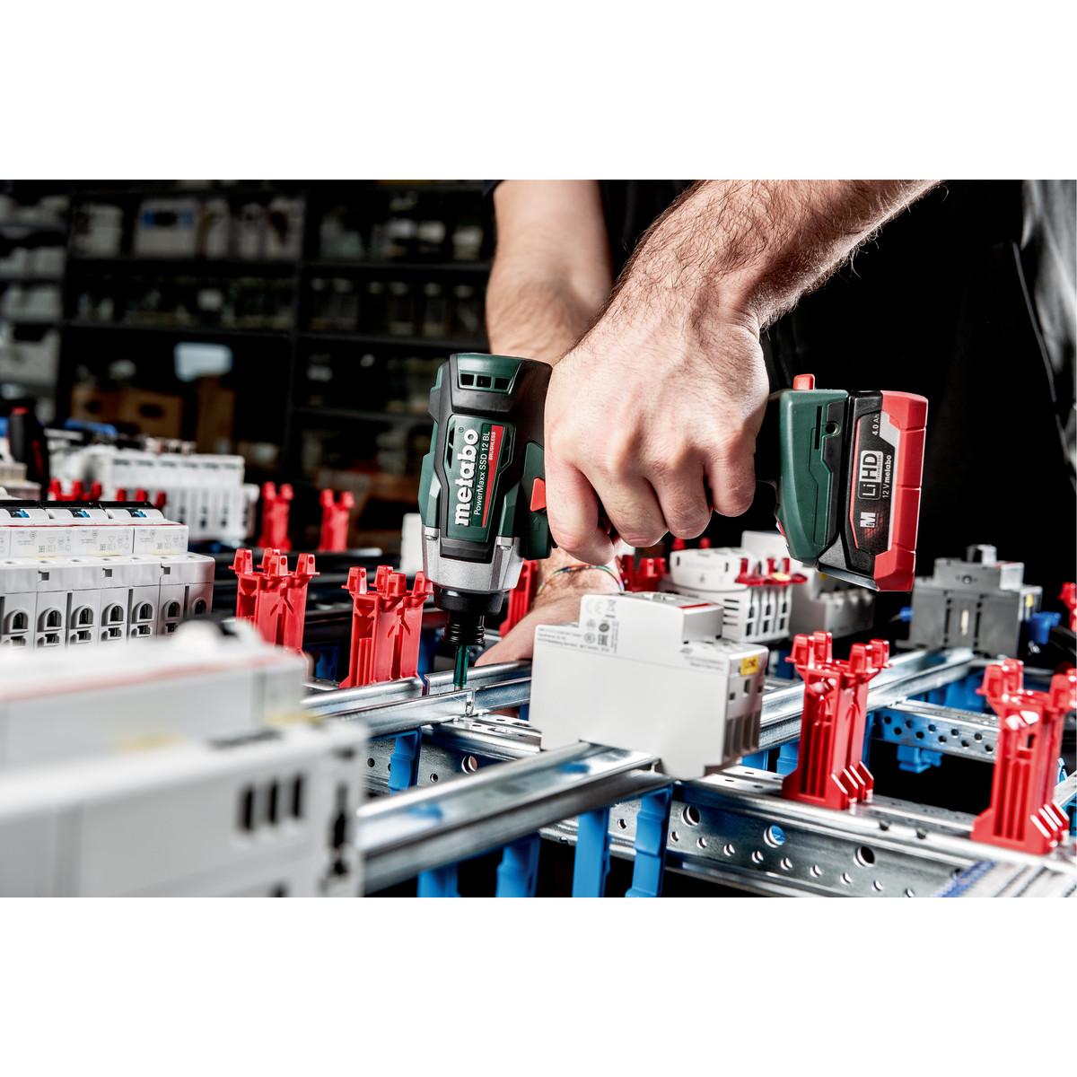 Metabo Akku-Schlagschrauber PowerMaxx SSD 12 BL metaBOX 118 - 12V 2x2Ah Li-Power + SC 30