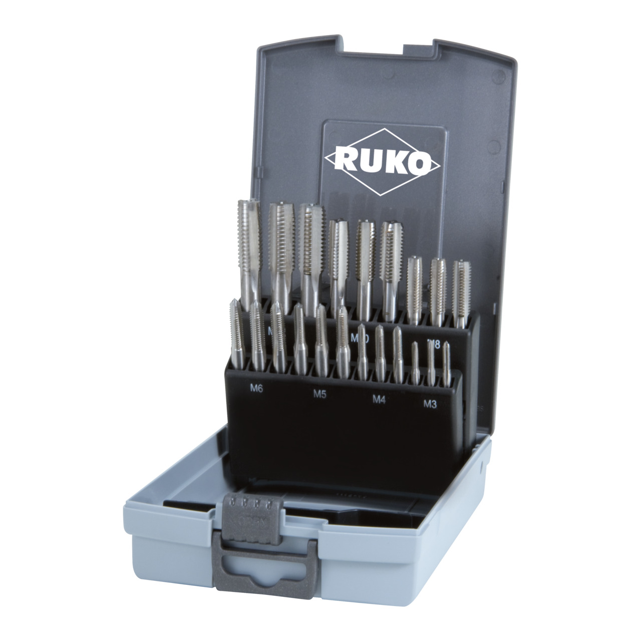 RUKO Handgewindebohrer-Satz HSS-Co5 - 21-tlg.