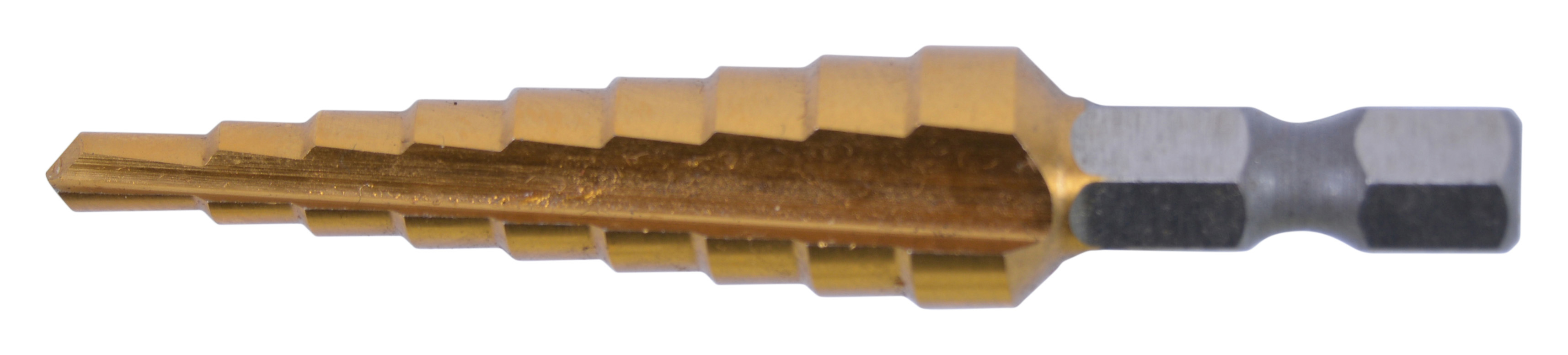 Makita HSS Titan Stufenbohrer, Ø 4-12mm - 9-stufig - 1/4" 6-kant - D-40113