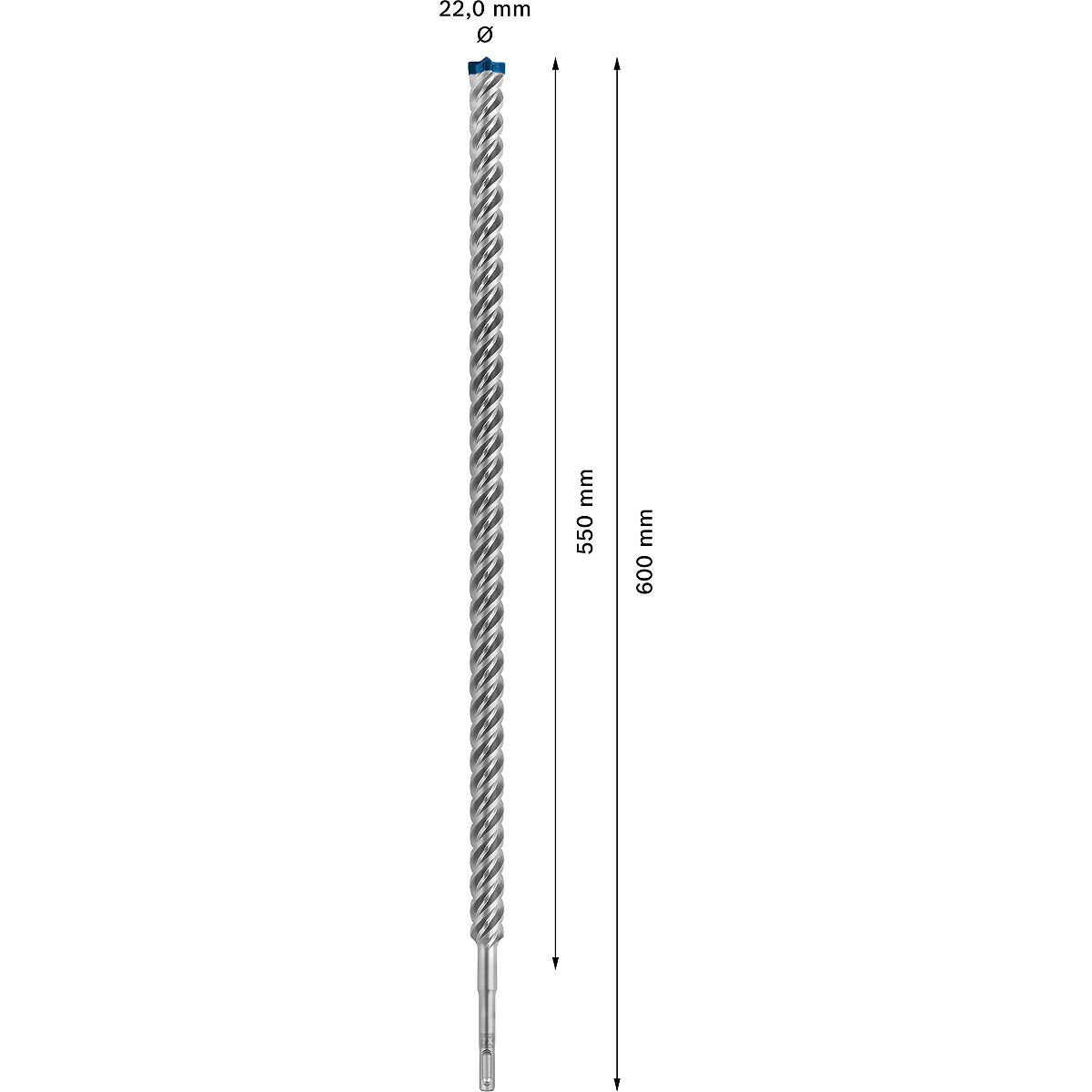 Bosch EXPERT SDS plus-7X Hammerbohrer, für Bohrhämmer ø 22 mm