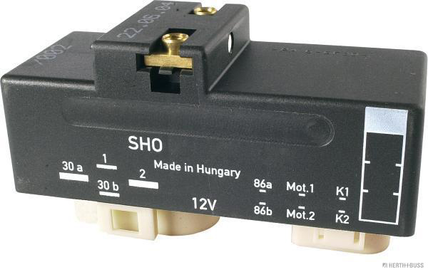 HERTH&BUSS Relais, Kühlerlüfternachlauf, 12 V, 10 pins