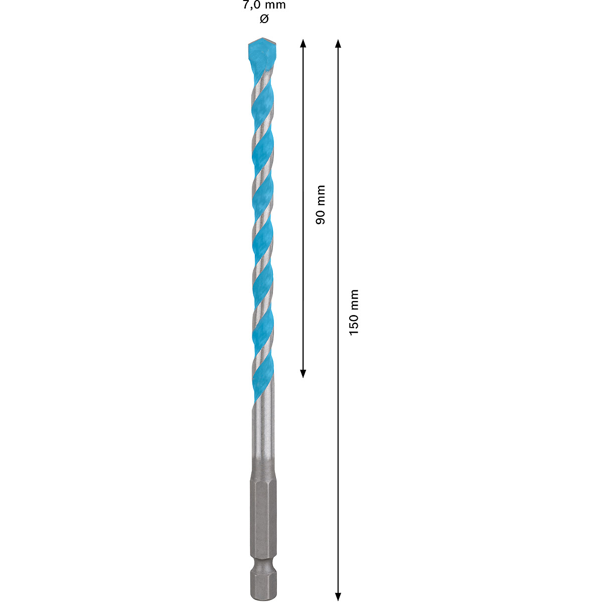Bosch EXPERT HEX-9 MultiConstruction Bohrer, für Dreh- und Schlagbohrer