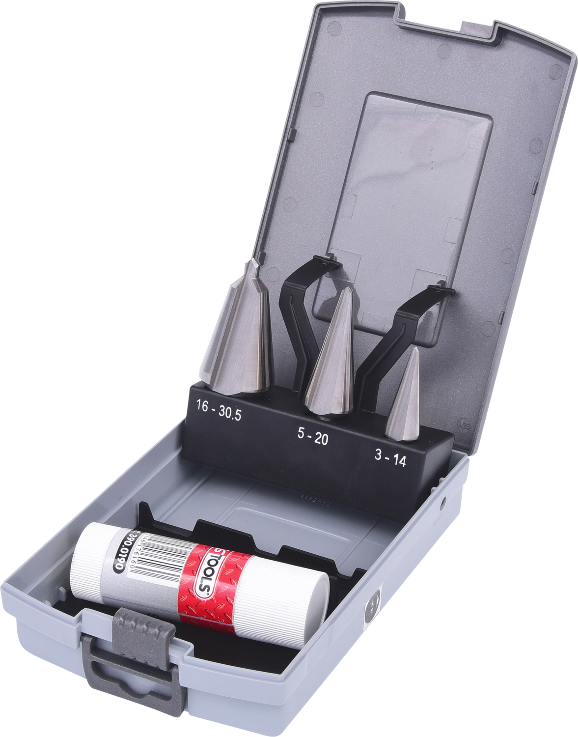 KS Tools HSS Co Blechschälbohrer-Satz, Kunststoffkassette 4-tlg