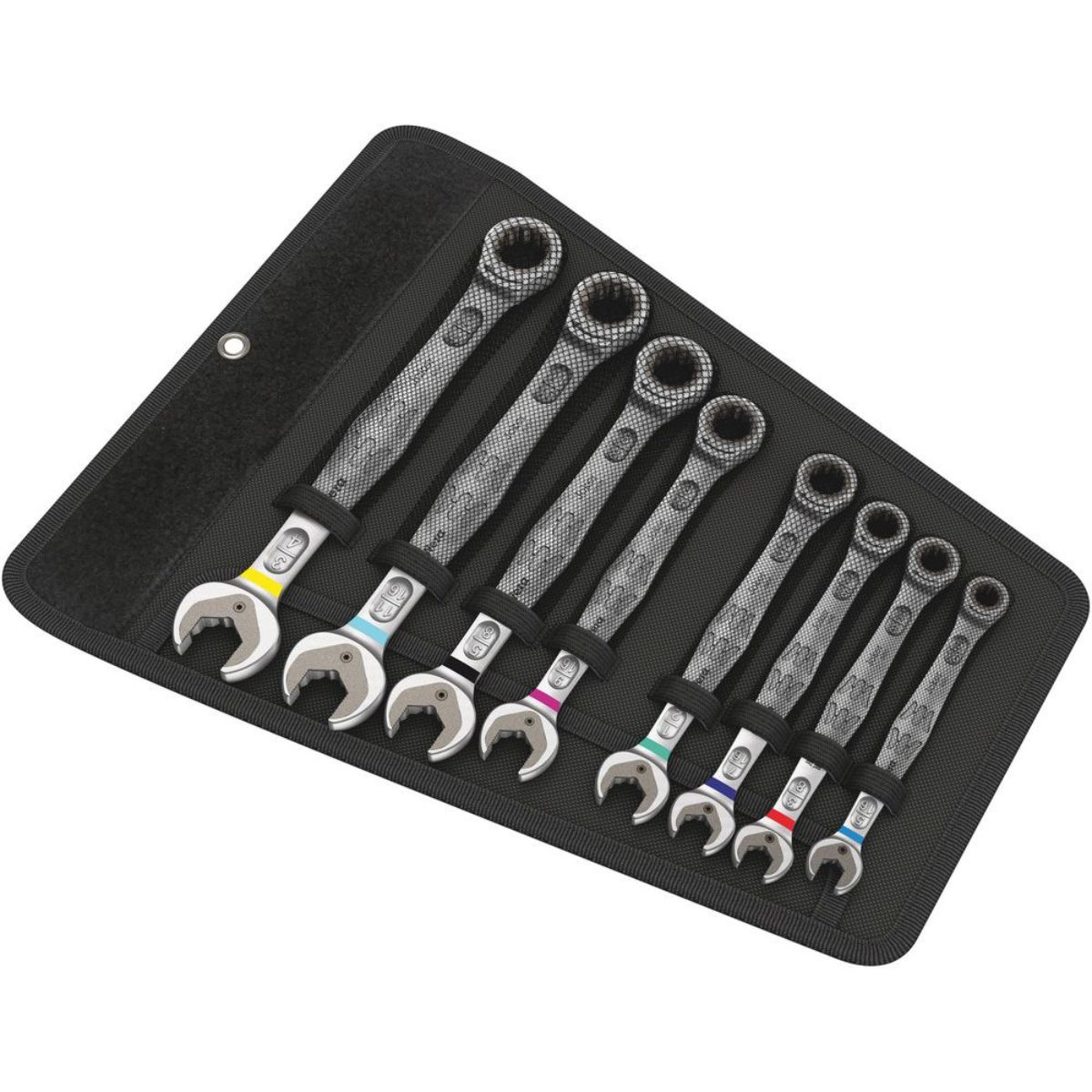 Wera 6000 Joker 8 Imperial Set 1 Maul-Ringratschenschlüssel-Satz, zöllig, 8-teilig