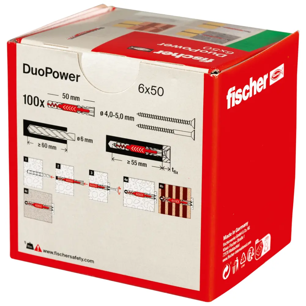 Fischer Universaldübel DuoPower 6x50