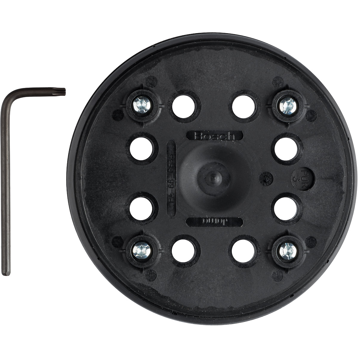 Bosch Schleifteller mittel, 125 mm, 8, für PEX 270 A, PEX 270 AE