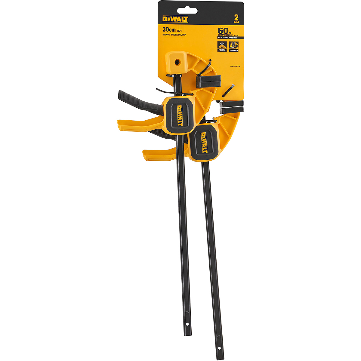 DEWALT Einhandzwinge 300mm 2er Pack