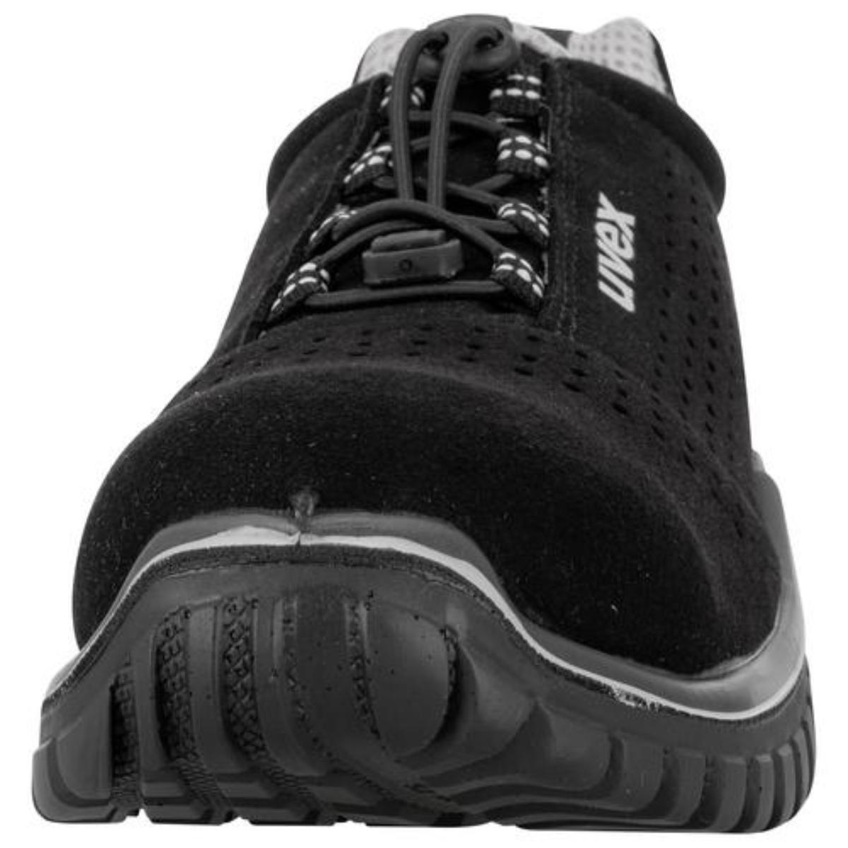 uvex motion style Sicherheitsschuh Halbschuhe S1, schwarz/silber