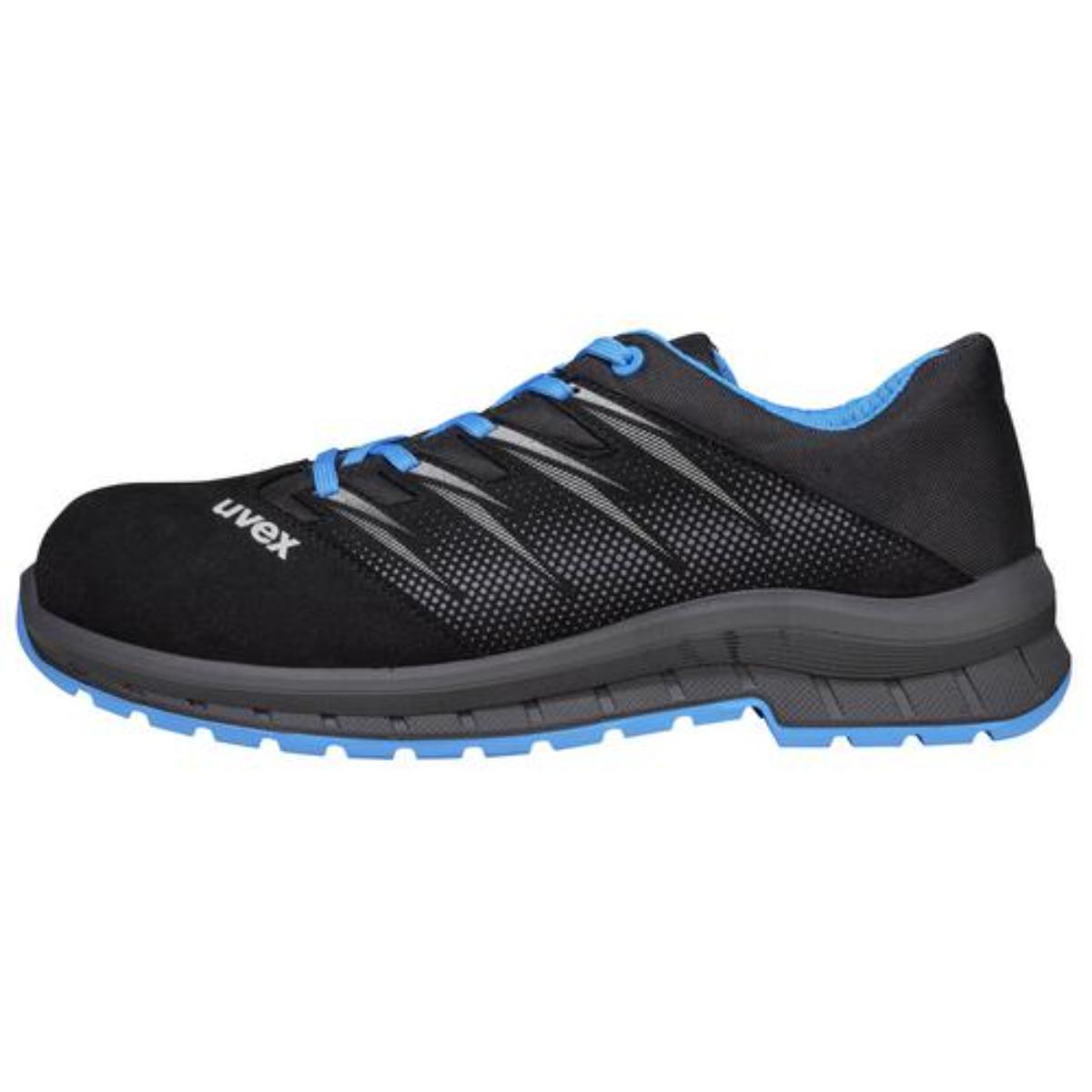 uvex 2 trend Sicherheitsschuh Halbschuhe S2, blau/schwarz