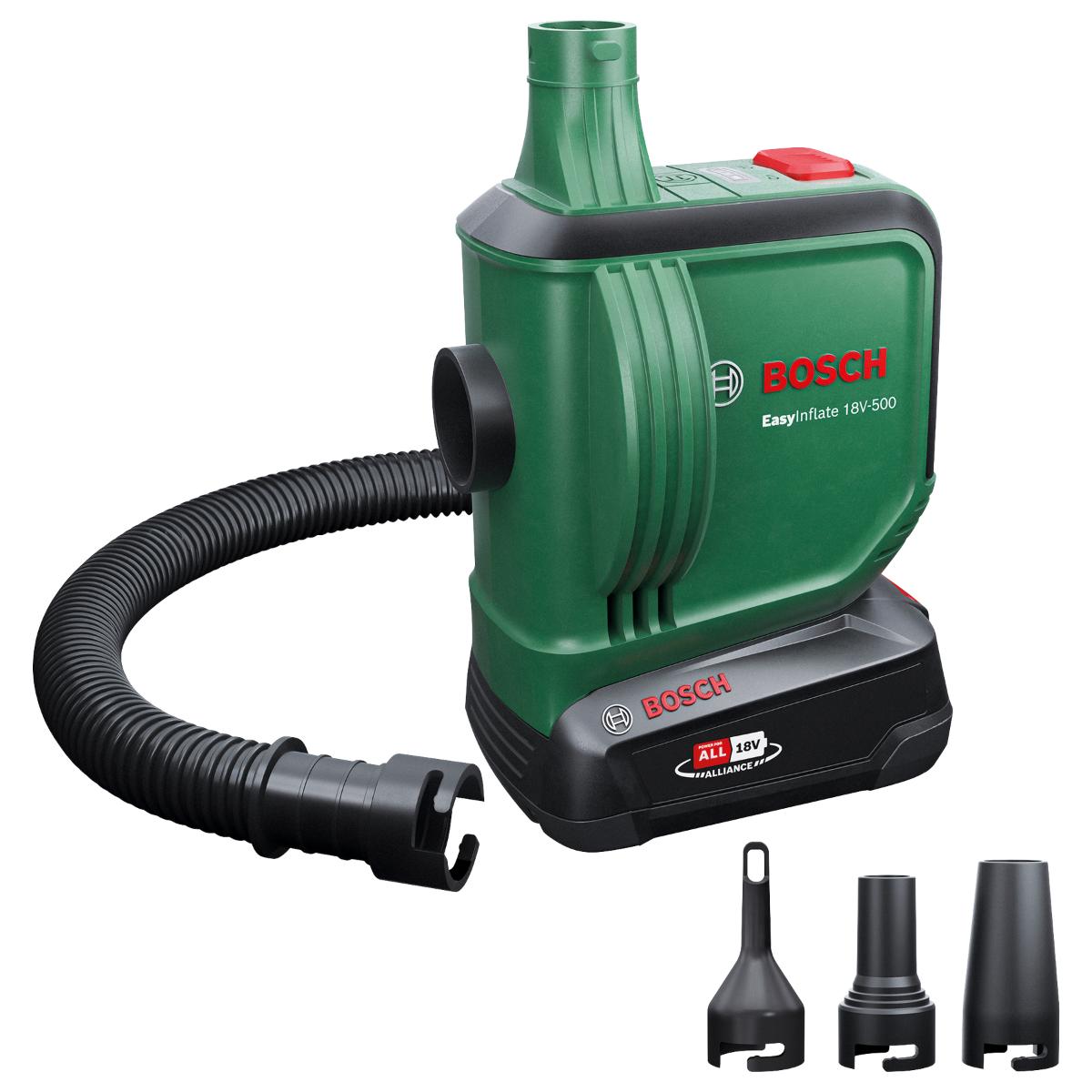 Bosch Akku-Volumenpumpe EasyInflate 18V-500, Ladegerät AL 18V-20
