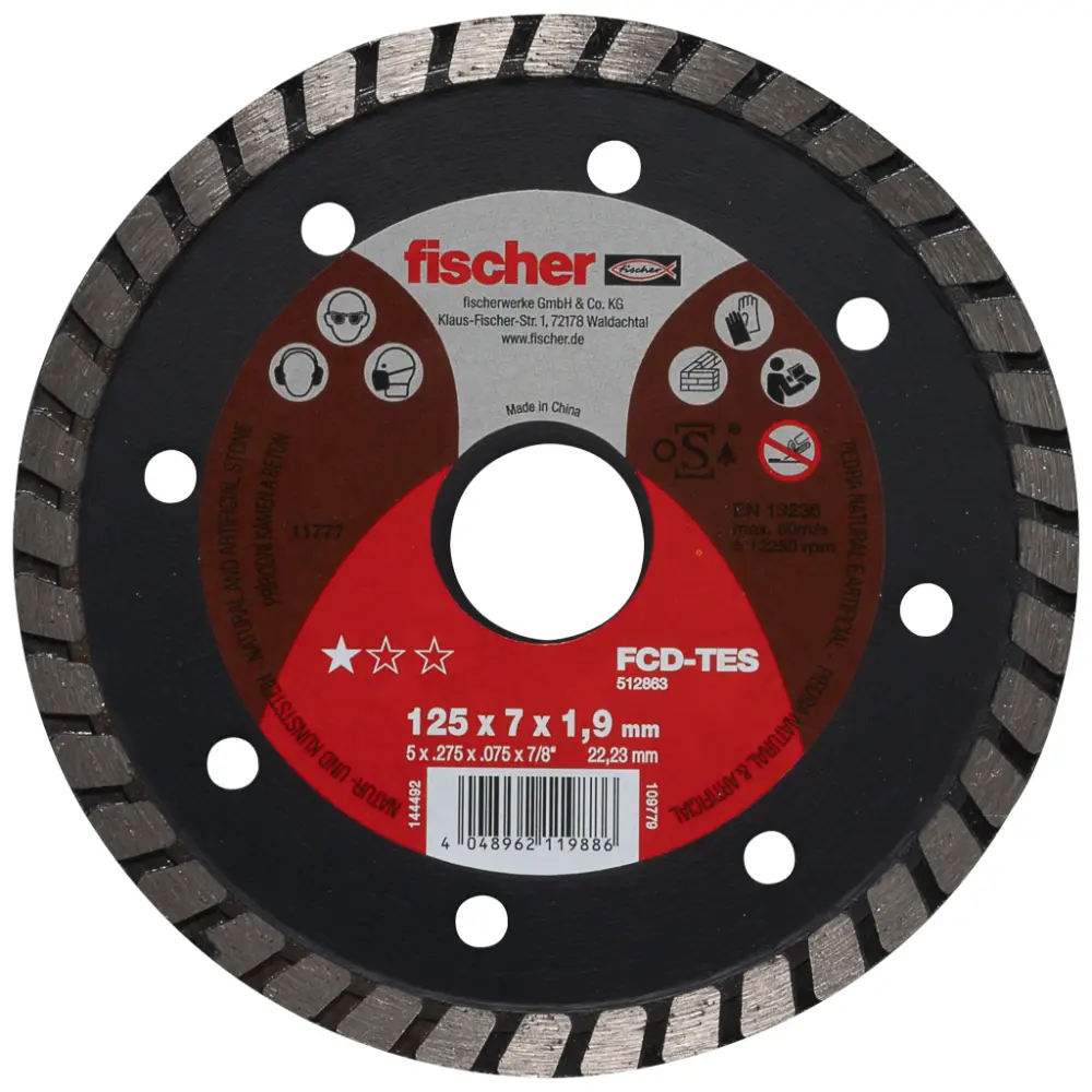 Fischer Diamanttrennscheibe TES 1,9/125 turbo