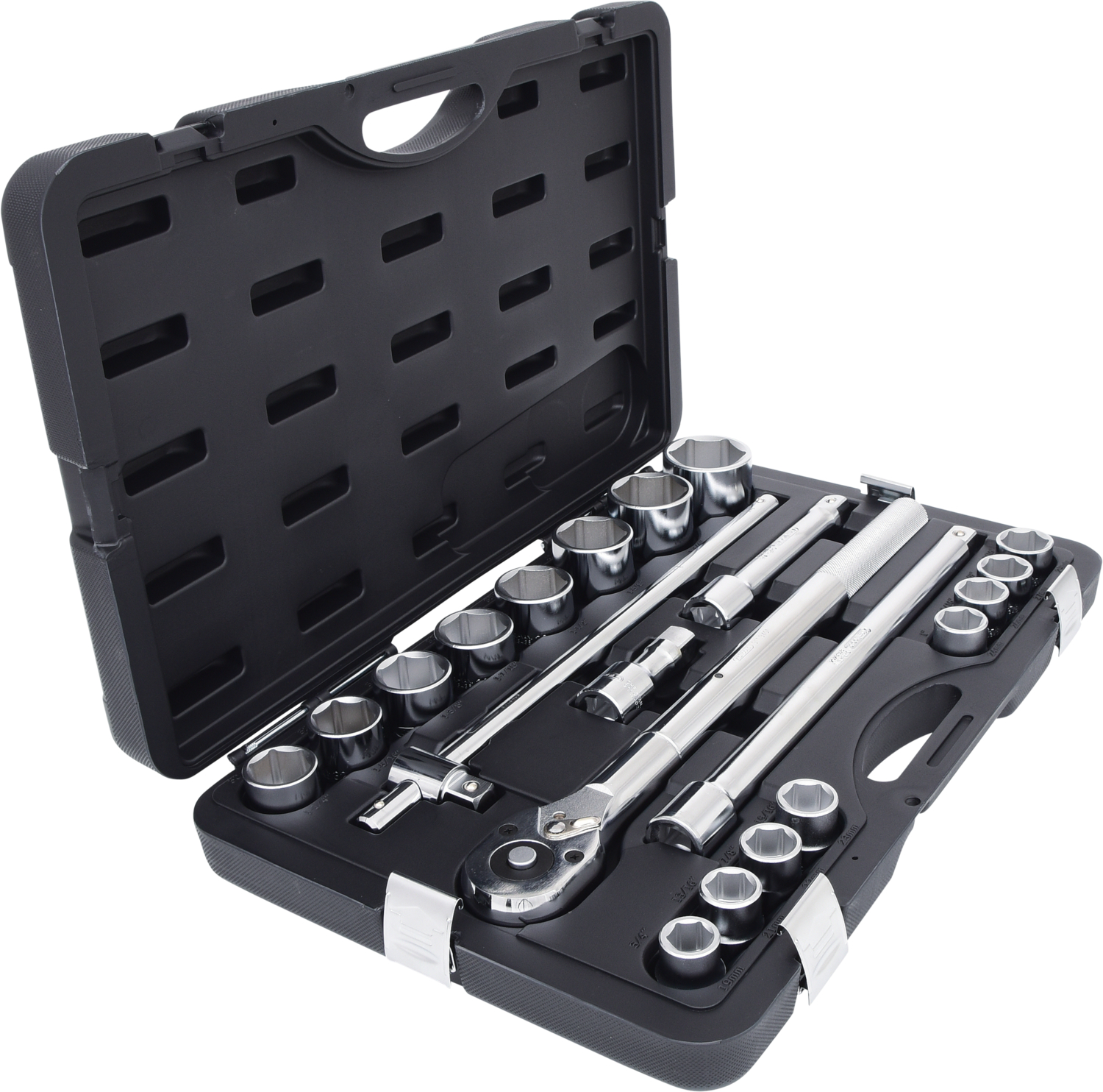 KS Tools 3/4" Steckschlüssel-Satz, 21-tlg 6-kant