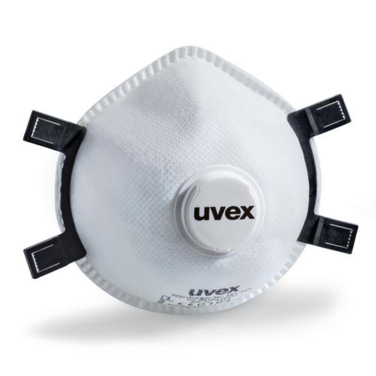 uvex silv-Air e Atemschutzmaske 7317 FFP3 mit Ausatemventil - 5 Stück