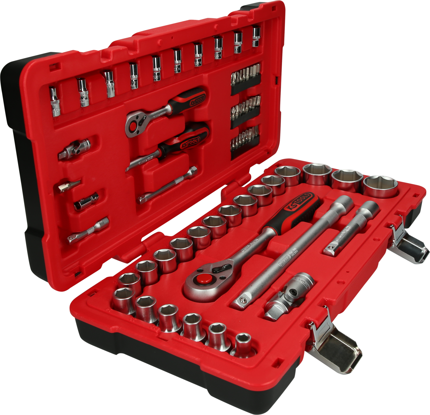 KS Tools 1/4"+1/2" Steckschlüssel-Satz, 68-tlg