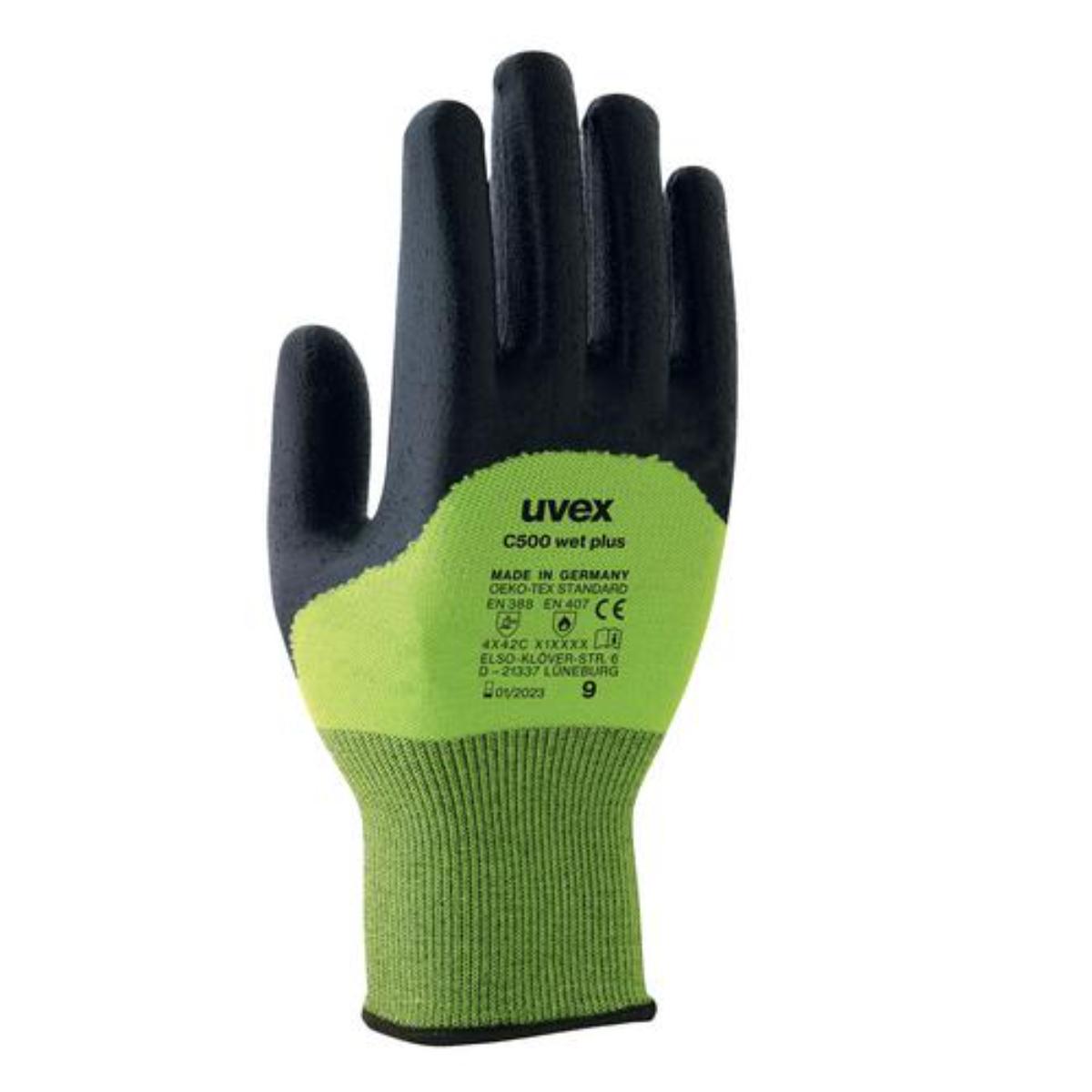 uvex C500 wet plus Schnittschutzhandschuh HPPE