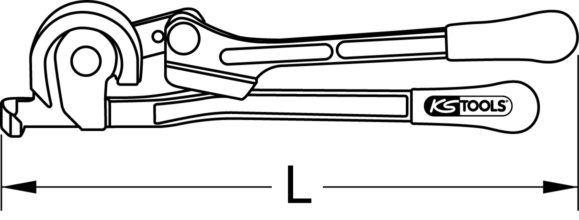 KS Tools Mini-Rohrbieger, Ø 1/4"-5/16"-3/8"