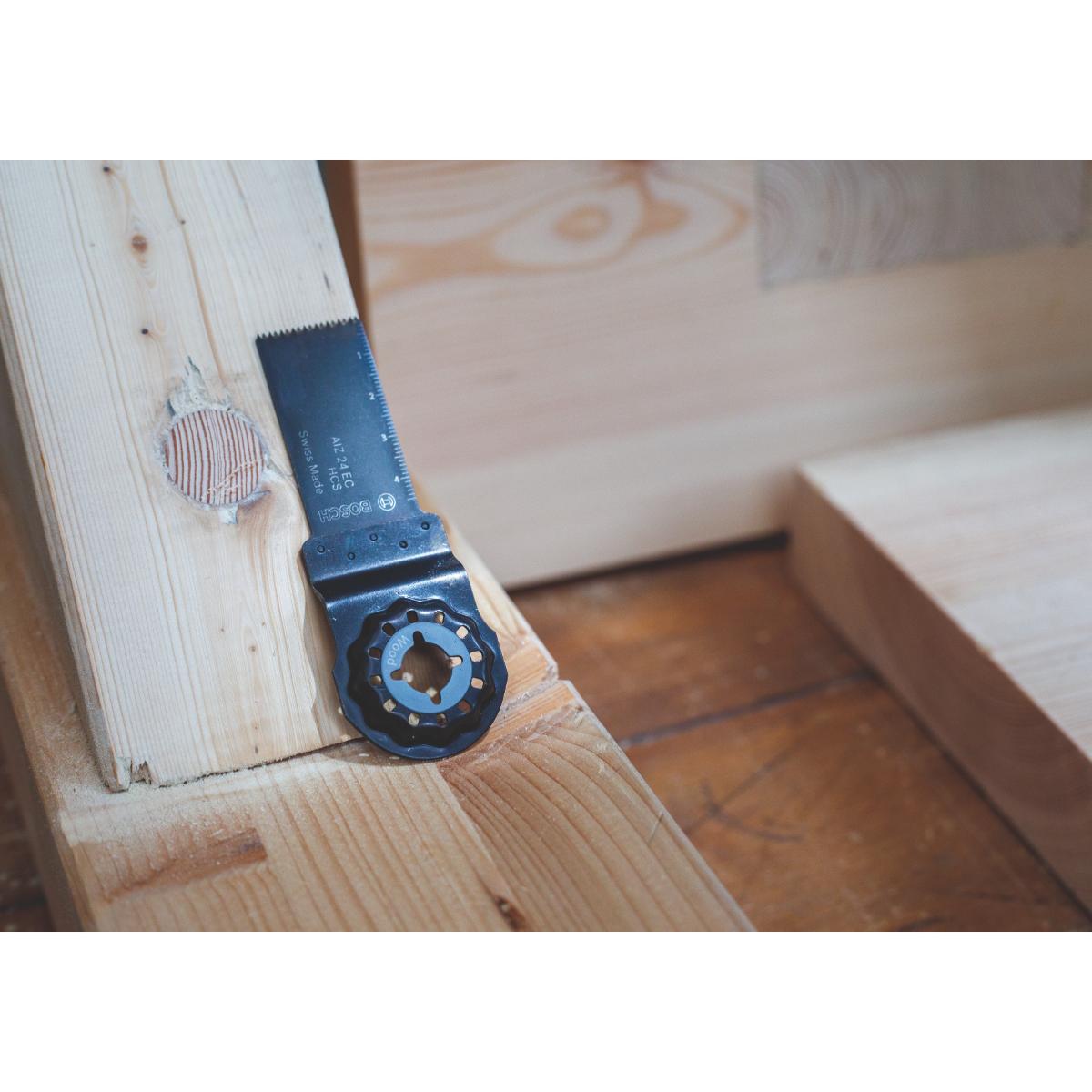 Bosch AIZ 24 EC Holz Tauchsägeblatt, Starlock, 24 x 50 mm