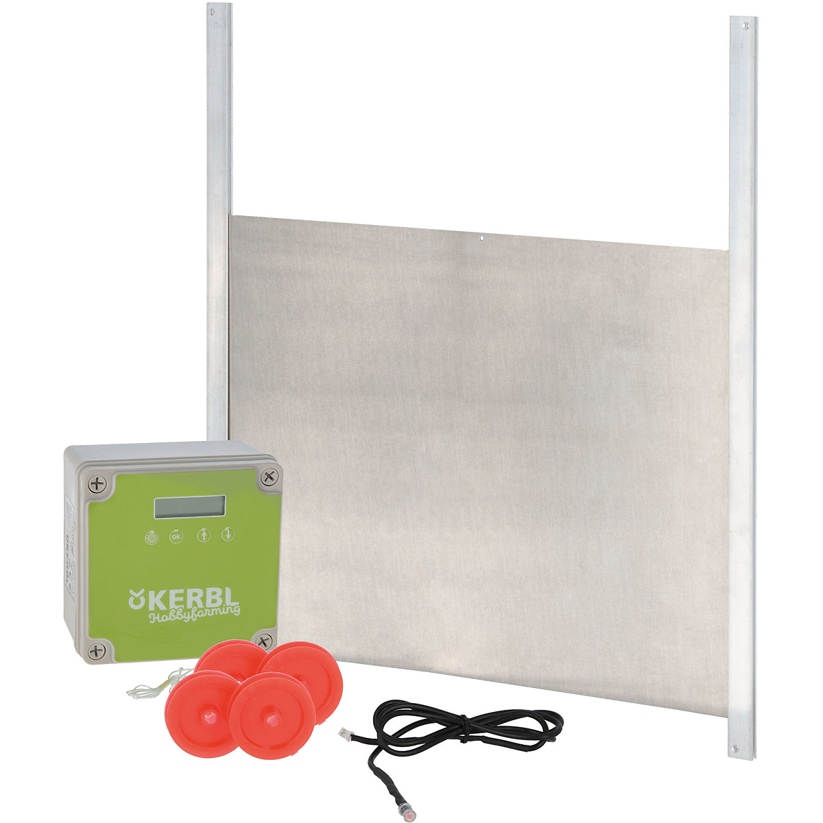 Kerbl Automatische Hühnertür mit Schiebetür 220x330mm